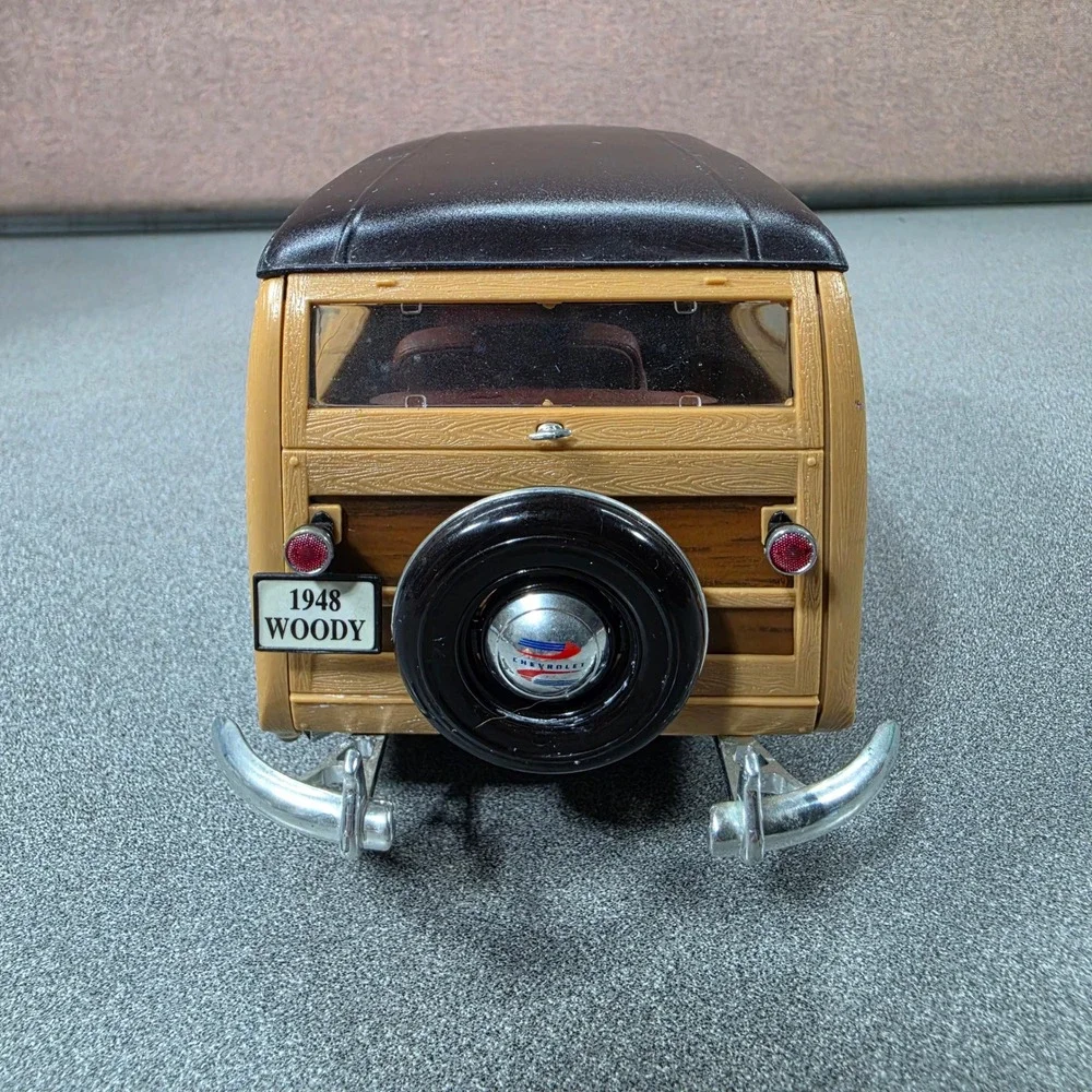 Chevrolet 1948 Woody Wagon Model Unisex OS Black Excellent Fleetmaster Diecast